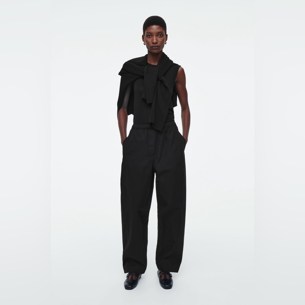 COS Cotton Barrel leg pants